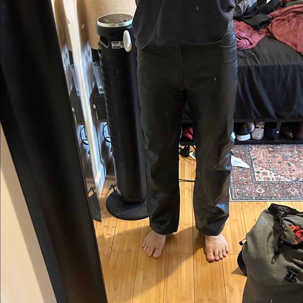 GAP Men's vintage laether pants.  Bootcut/wide leg.